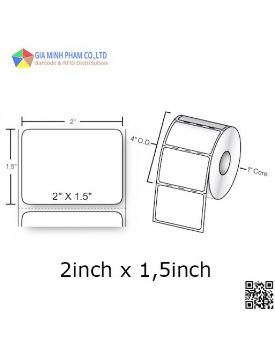 DECAL NHÃN 2INCH X 1.5INCH X 935 TEM
