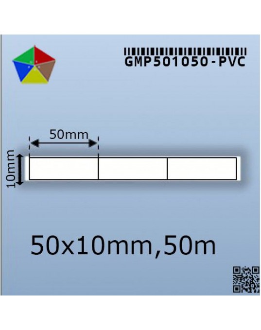 TEM NHÃN PVC 30MM X 10MM X 3 TEM