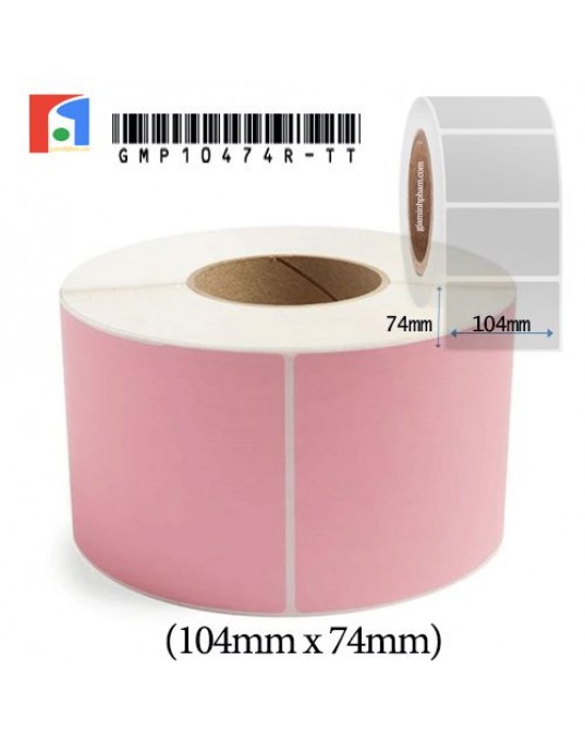 DECAL NHÃN HỒNG 104MM X 74MM