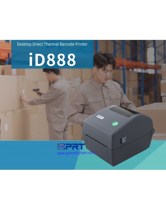 Máy in tem nhiệt iDPRT iD888